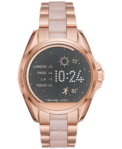 Michael Kors Women's Access Bradshaw Digital Rose Gold